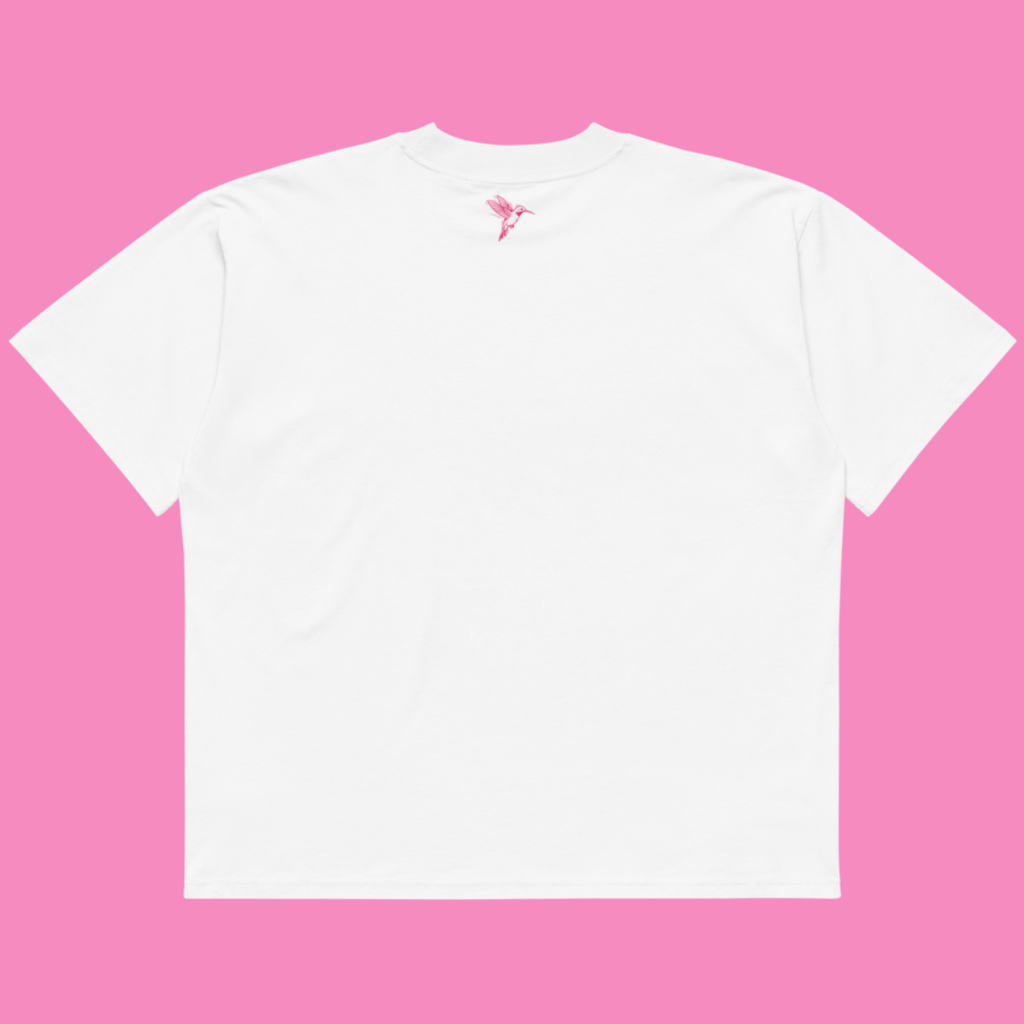 Feminism T-Shirt Oversized Weiss