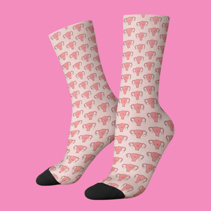 Uterus Socken von Bling Bling Feministas