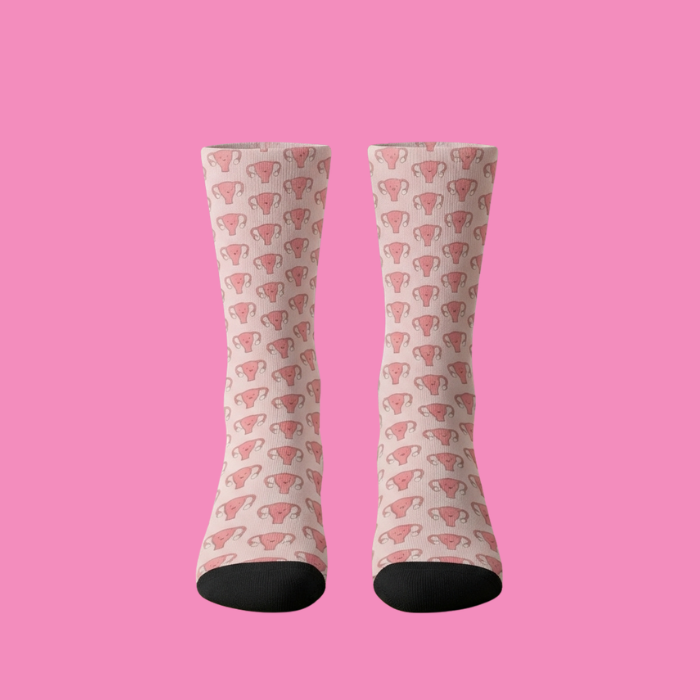 Uterus Socken von Bling Bling Feministas