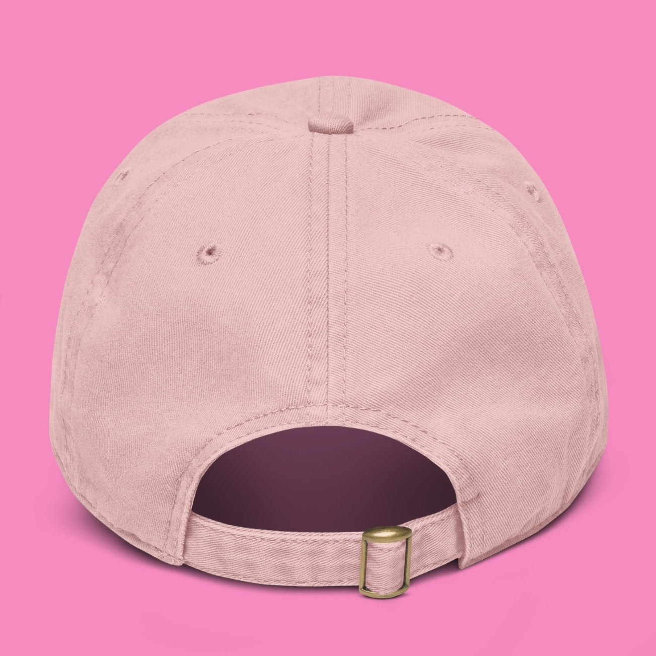 Boss Bitch Basecap in Rosa mit Flamingo-farbiger Stickerei – feministisches Cap aus Baumwolle – Bling Bling Feministas