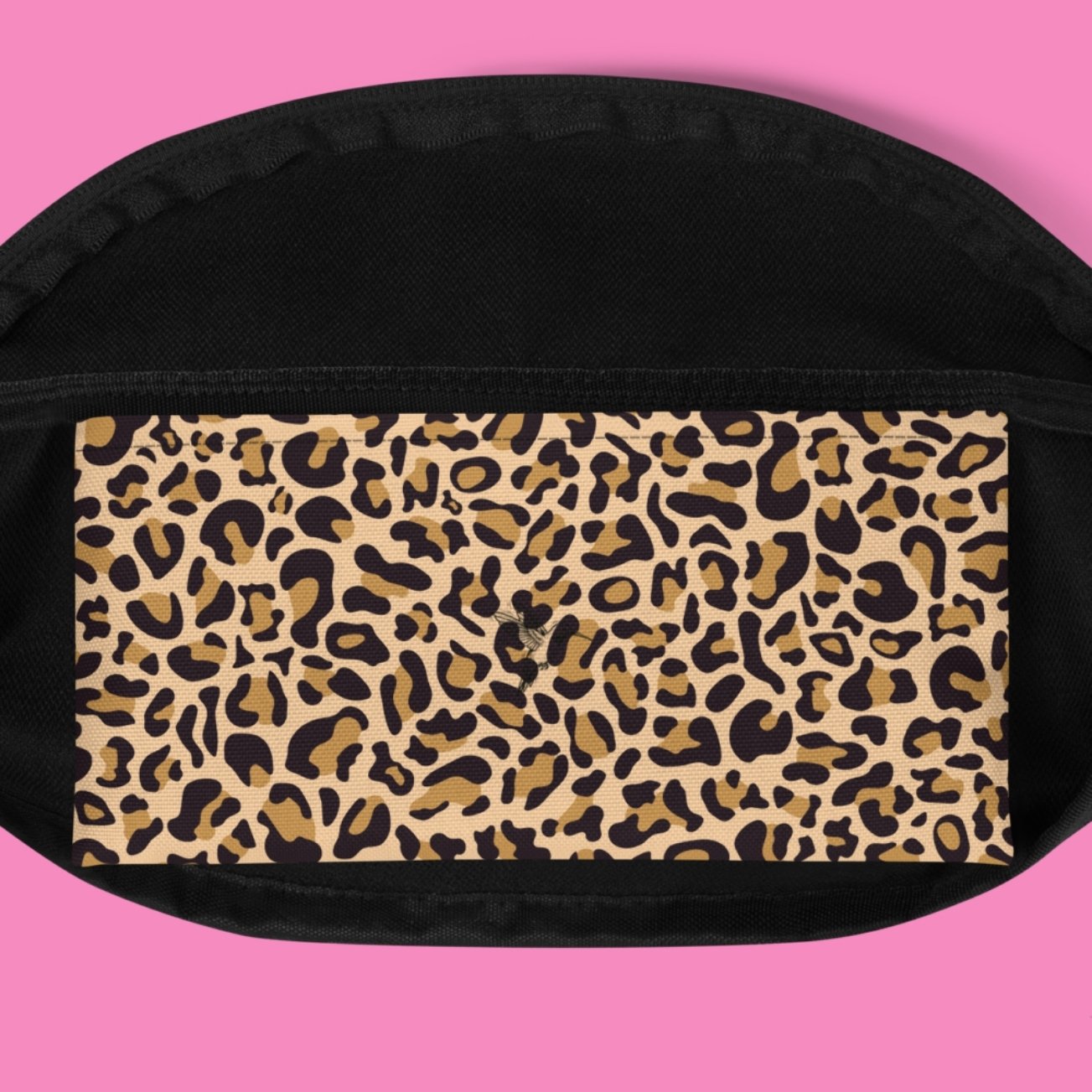 Leo Print Gürteltasche – feministische Festival-Bauchtasche aus Polyester in 2 Größen – Bling Bling Feministas