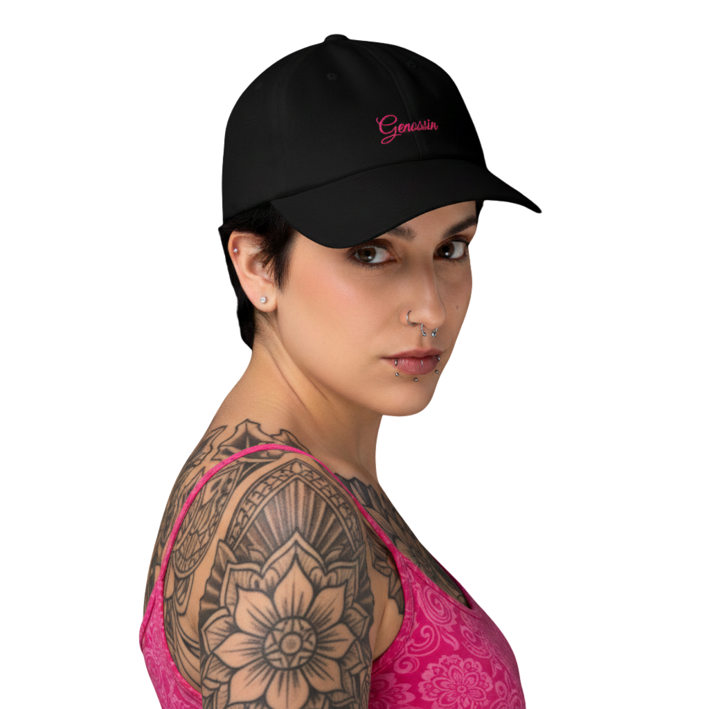 "Genossin" - Baseball Cap - bestickt