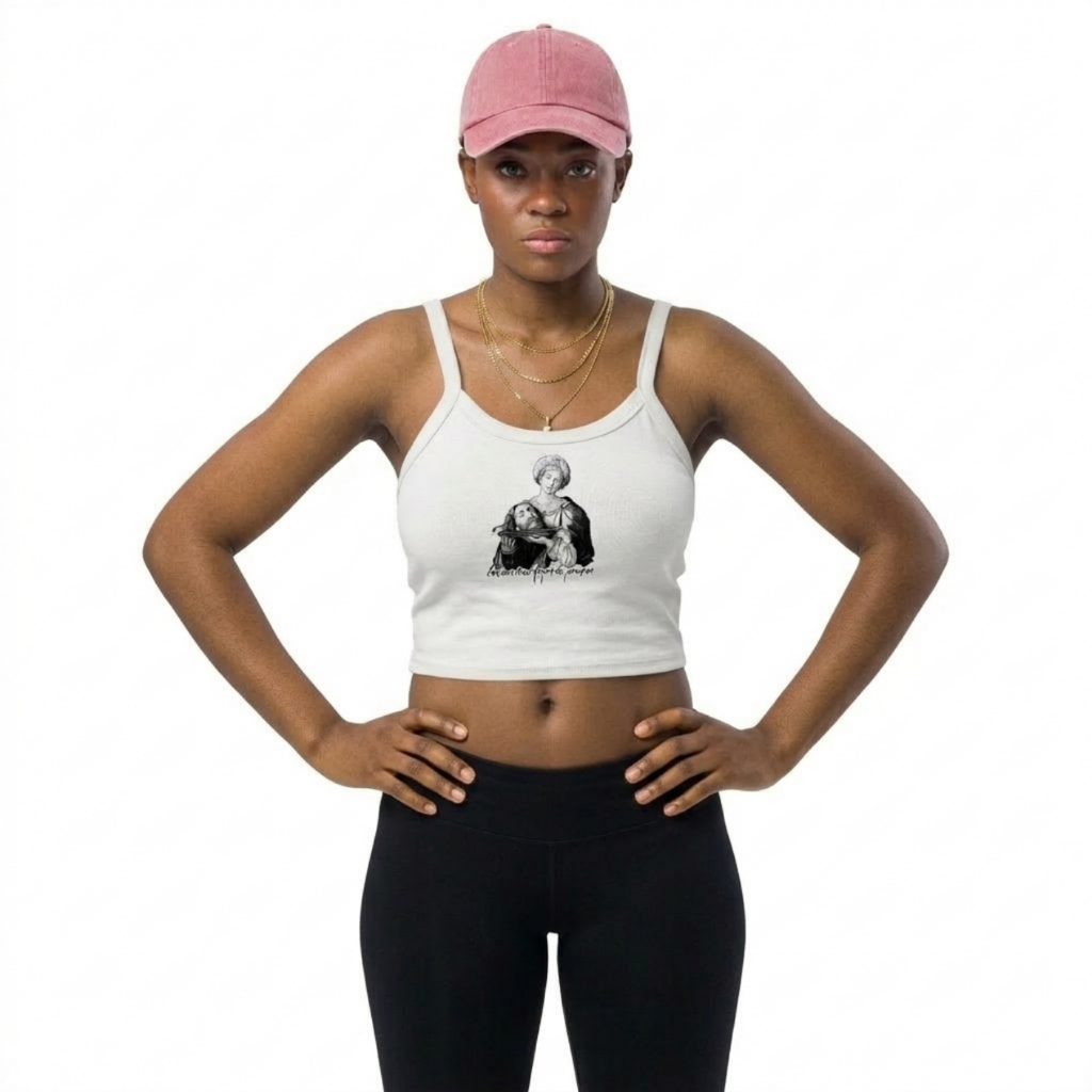 How to serve men - weißes Tanktop mit feiner Rippstruktur