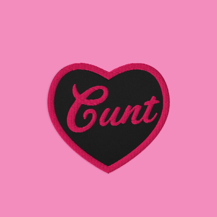 Cunt Aufnäher in Pink von Bling Bling Feministas