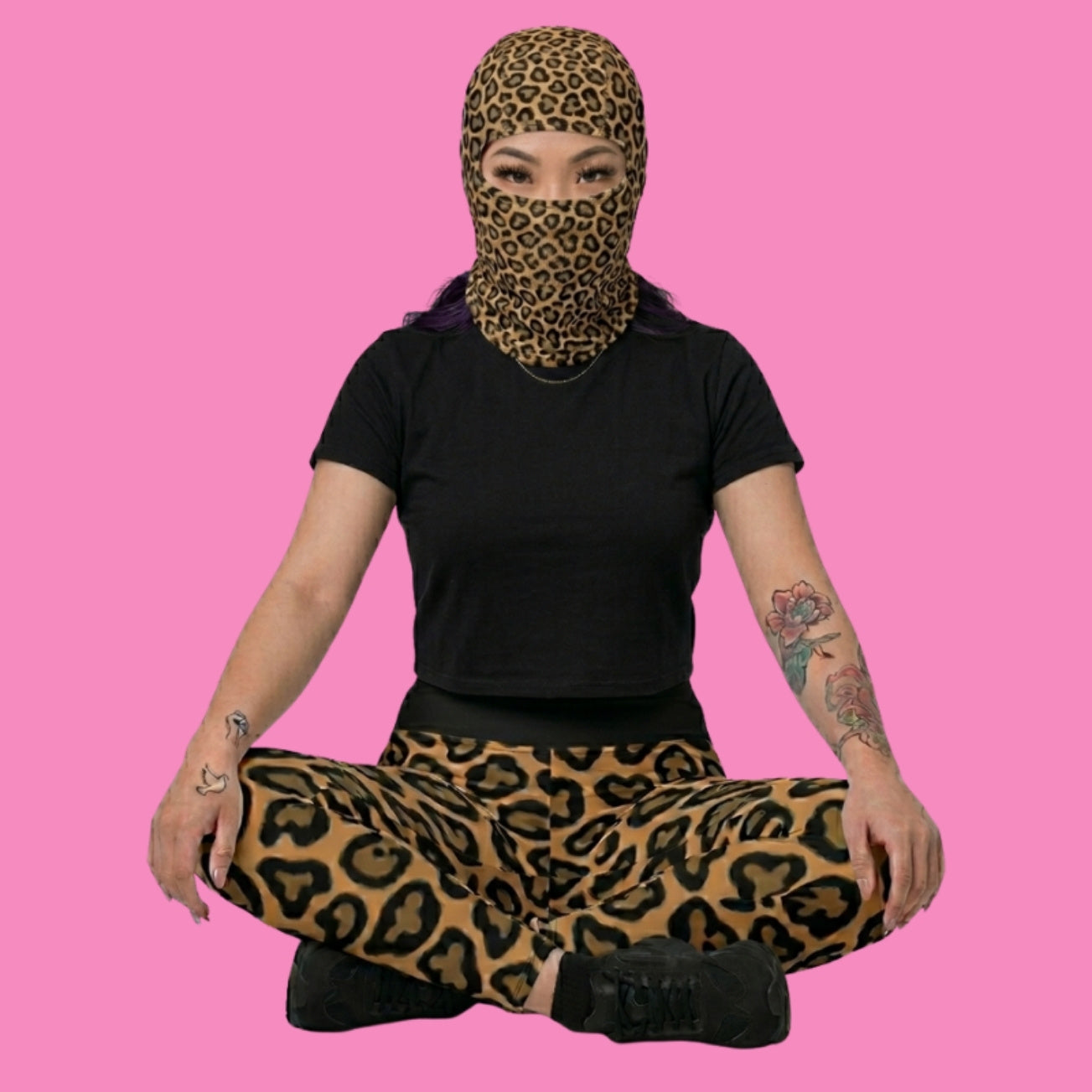 Leo Leggings mit 1312 Aufdruck Bling Bling Feministas