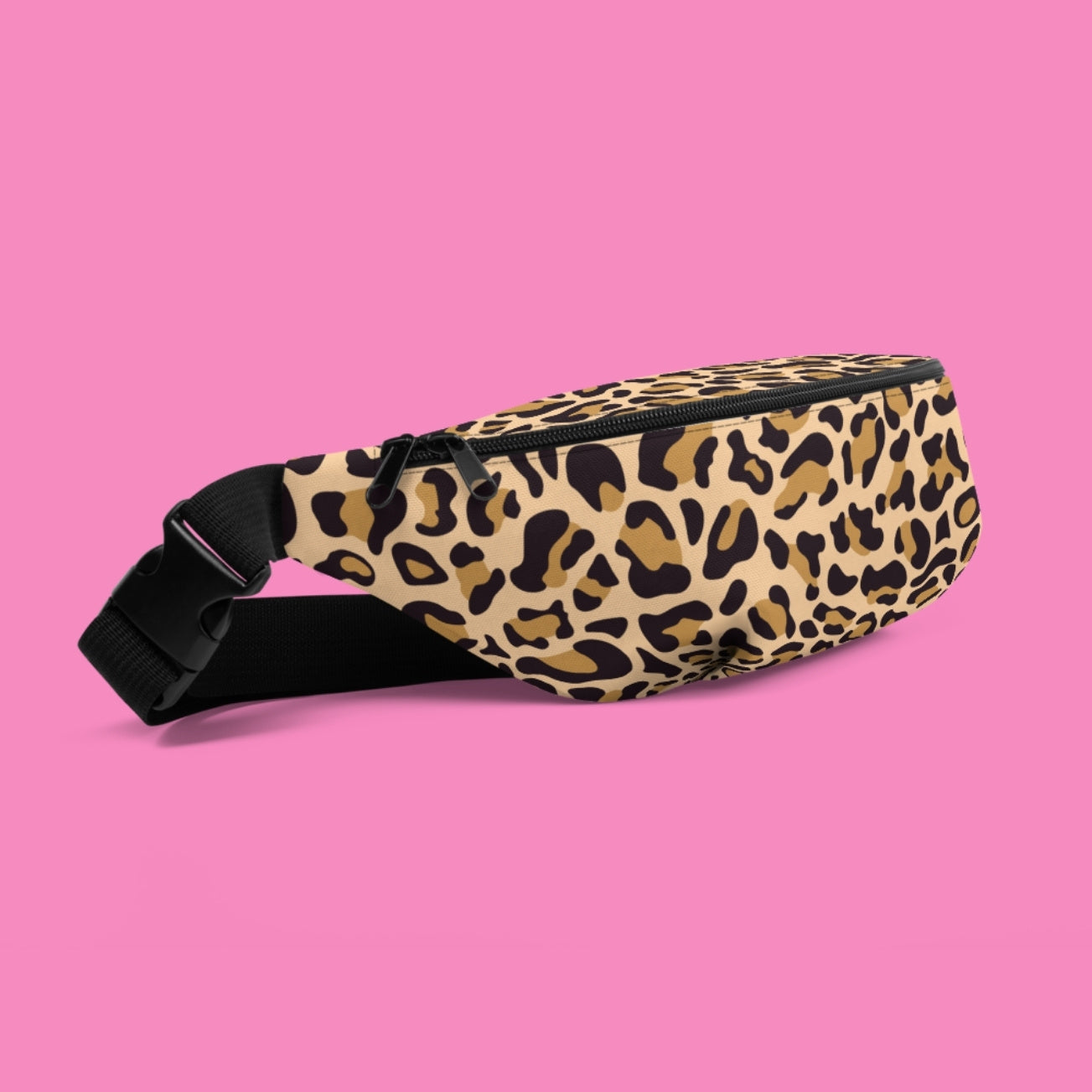 Leo Print Gürteltasche – feministische Festival-Bauchtasche aus Polyester in 2 Größen – Bling Bling Feministas