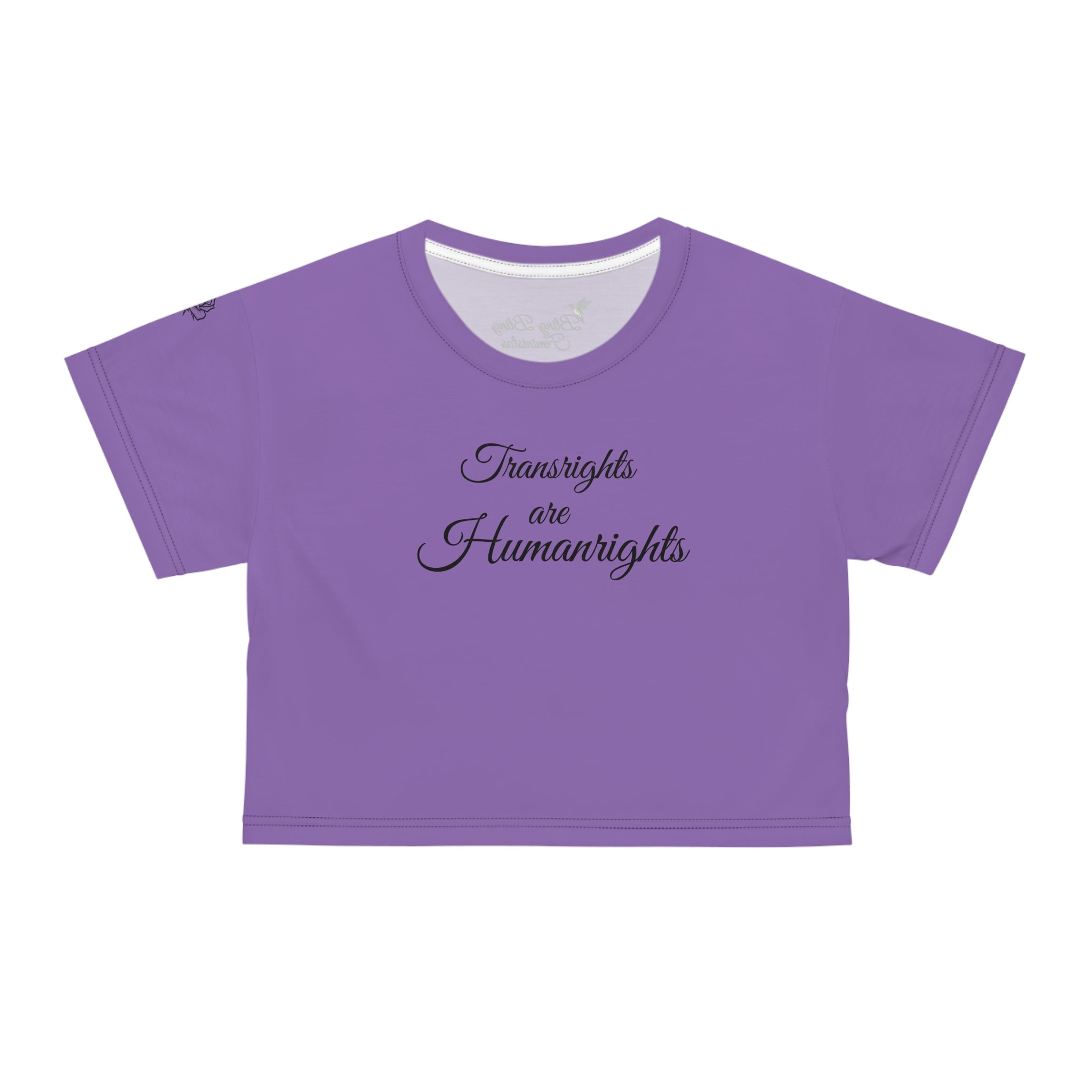 Transrights are Humanrights - Crop Tee