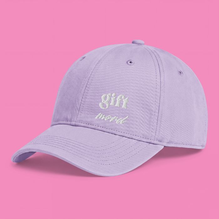 Gift Mord Cap in Lila von Bling Bling Feministas