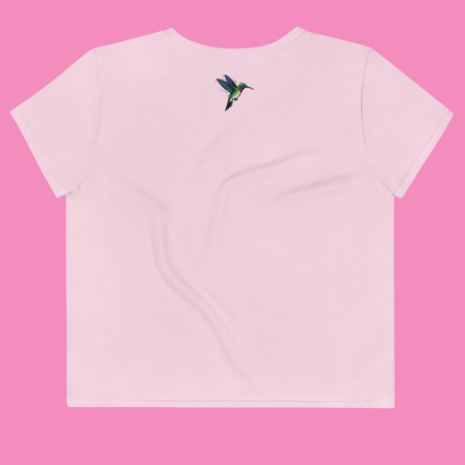 Feminist Crop-Top mit intersektionalem Allover-Print – weißes Crop-T-Shirt von Bling Bling Feministas, Größen XS–3XL