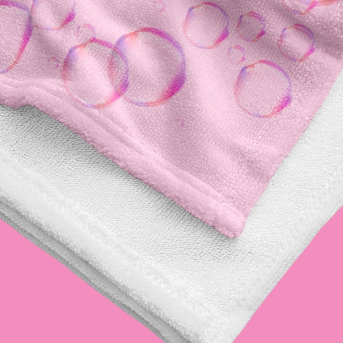 dead men dont rape - feministische Handtuch in rosa von Bling Bling Feministas
