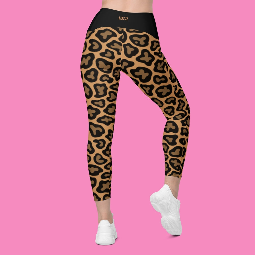 Leo Leggings mit 1312 Aufdruck Bling Bling Feministas