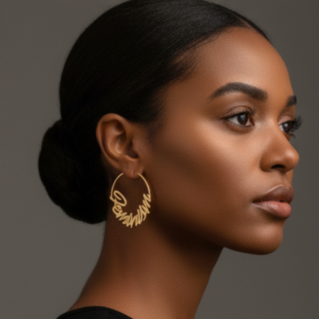 Feminism Creolen Hoops Gold