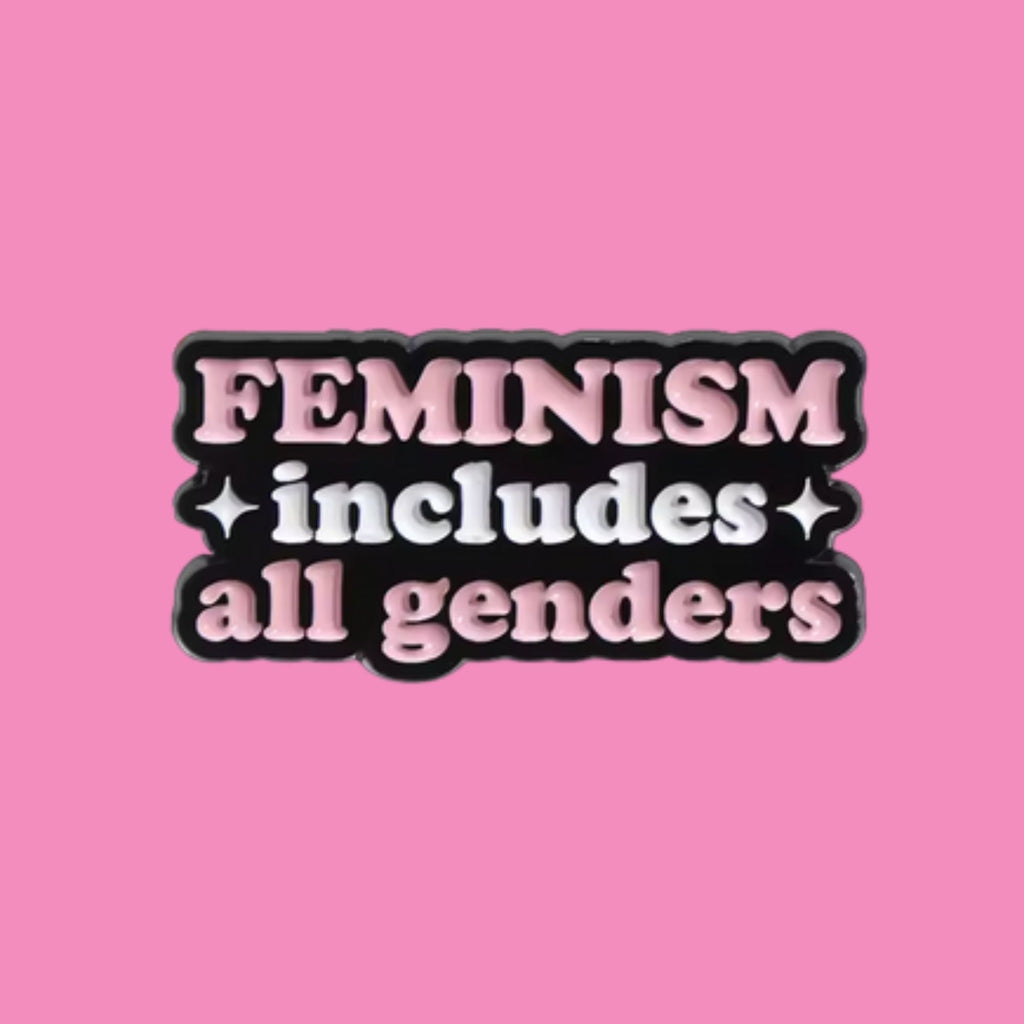 FEMINISM includes all genders Ansteckpin