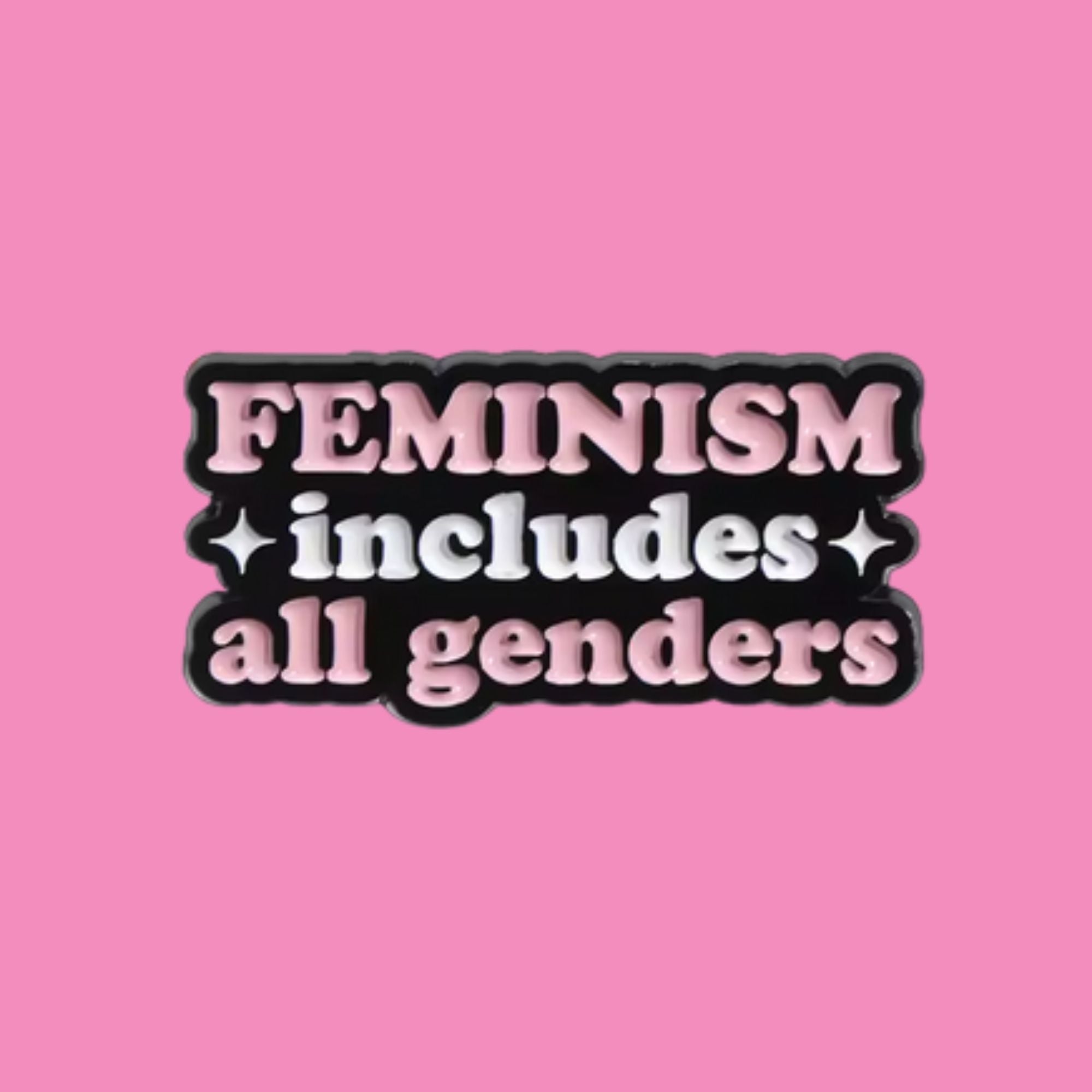 FEMINISM includes all genders Ansteckpin