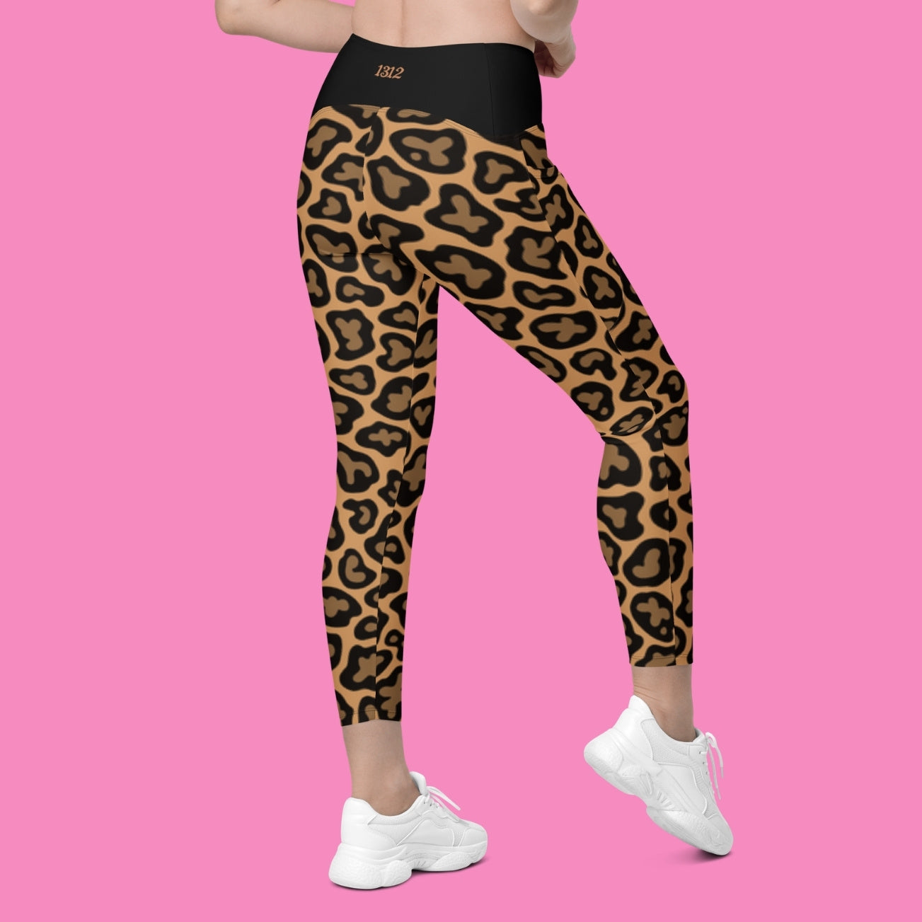 Leo Leggings mit 1312 Aufdruck Bling Bling Feministas