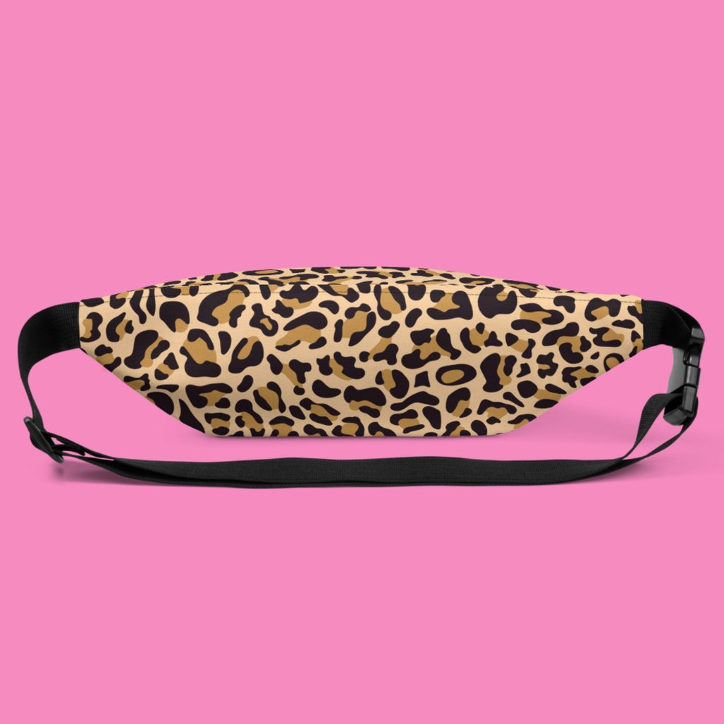 Leo Print Gürteltasche – feministische Festival-Bauchtasche aus Polyester in 2 Größen – Bling Bling Feministas