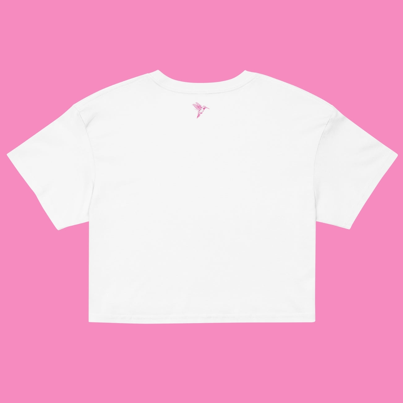 pssy pwr Crop Top weiss