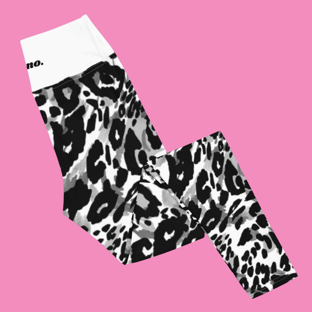wtf no. Leggings Leo Print – hoch tailliert, recyceltes Material, Bling Bling Feministas