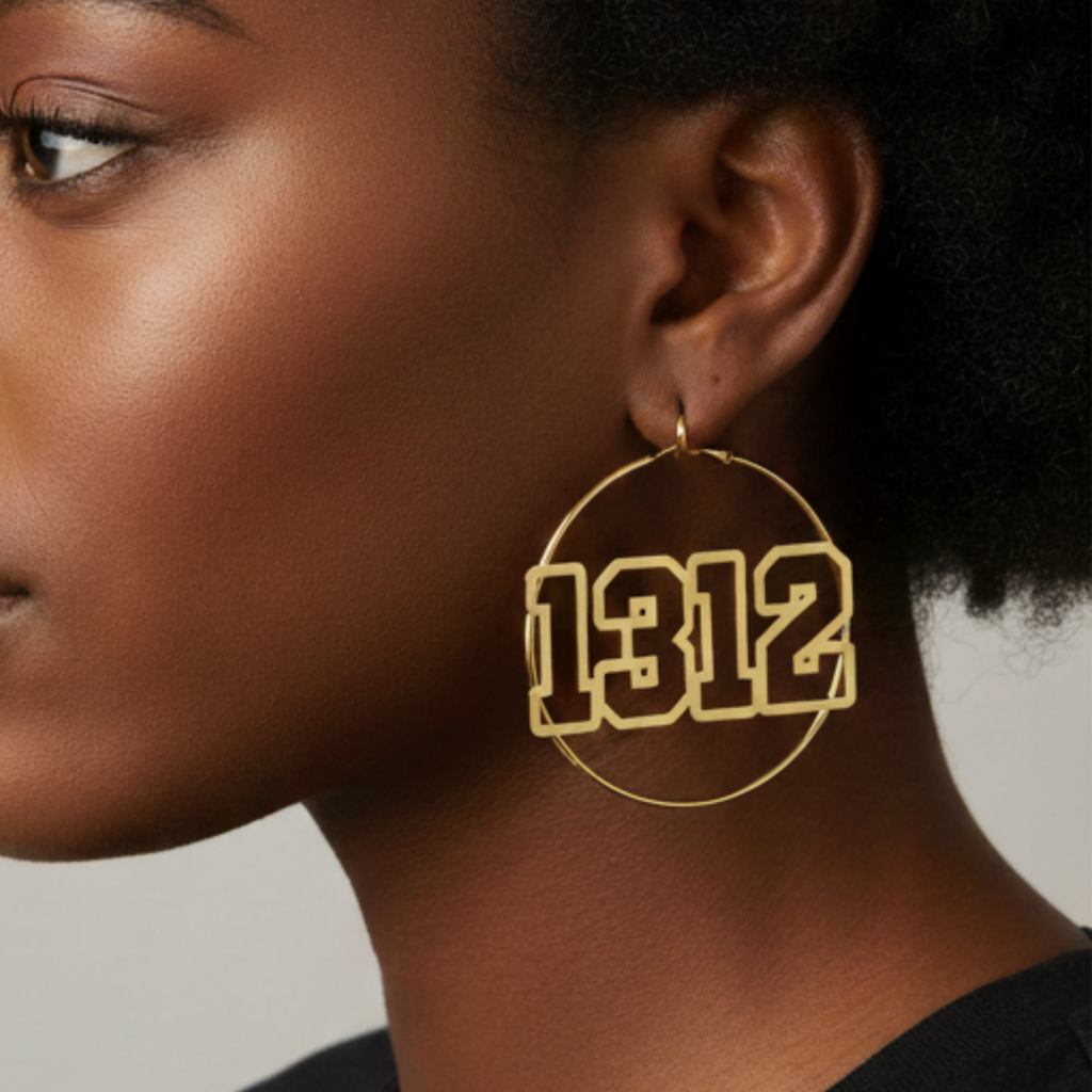 1312 Hoops in Gold Creolen