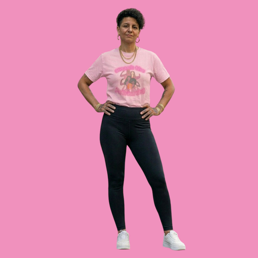 Smash the Patriarchy T-Shirt – Schweres Garment-Dyed Shirt in 3 Farben