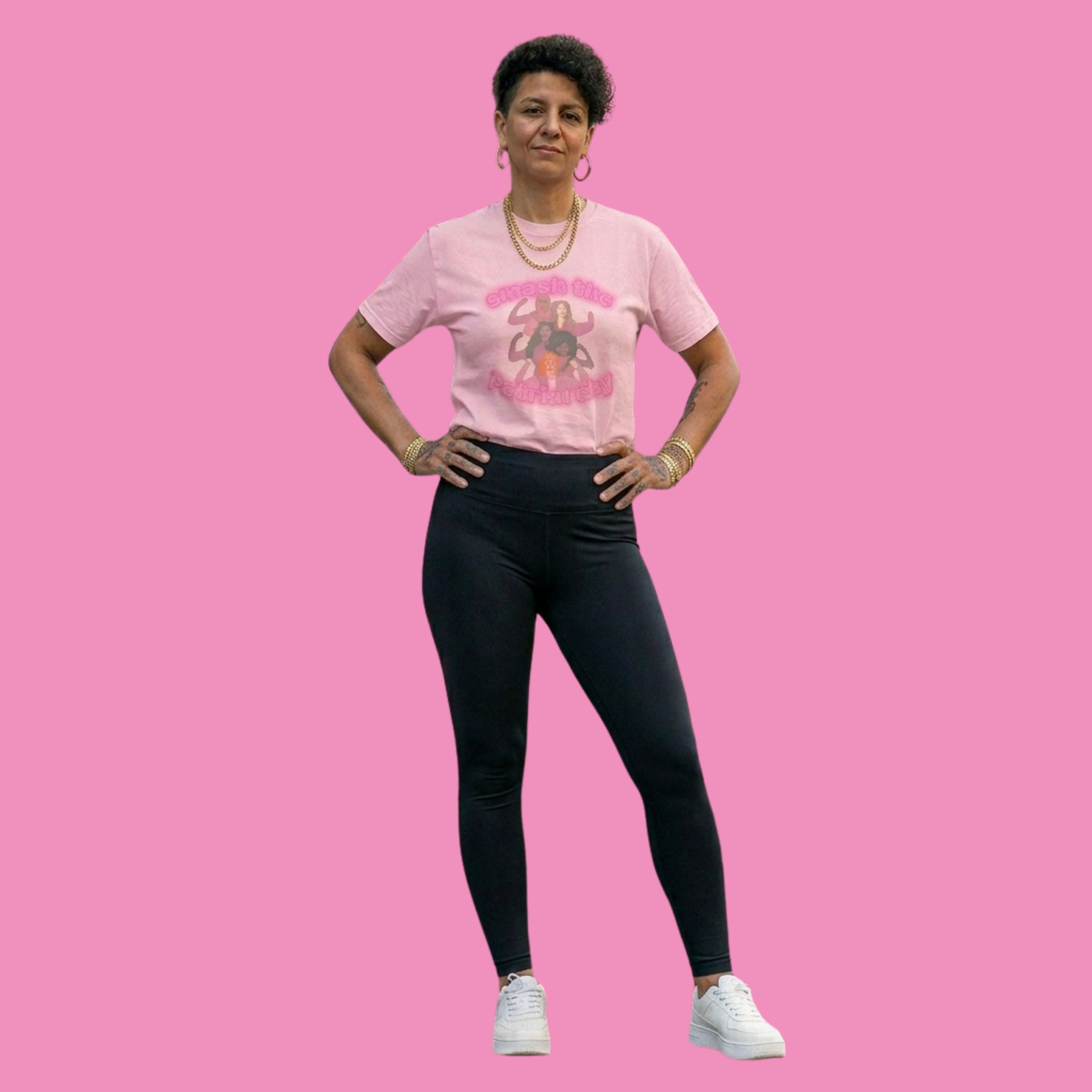 Smash the Patriarchy T-Shirt – Schweres Garment-Dyed Shirt in 3 Farben