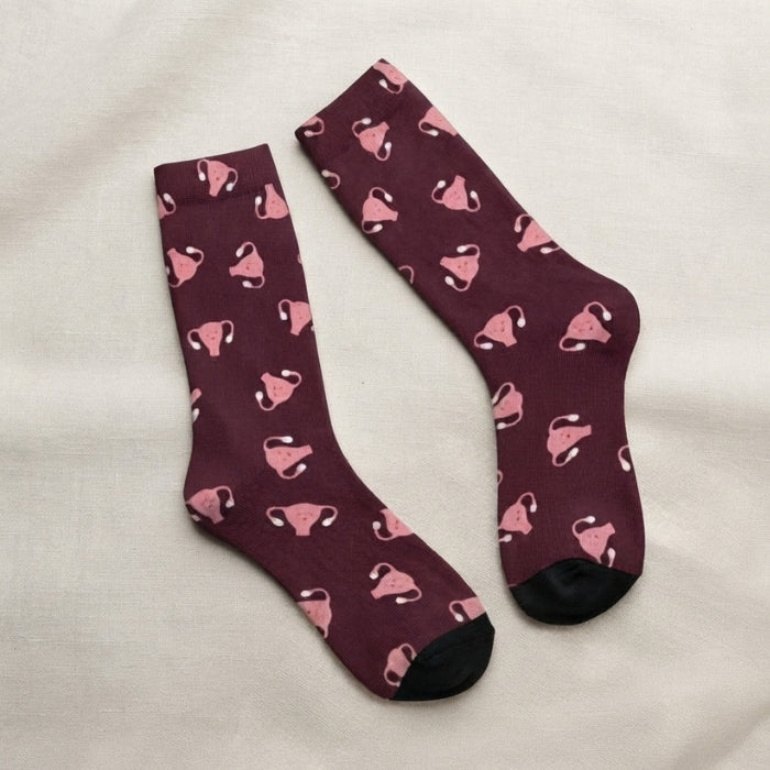 Uterus Socken von Bling Bling Feministas