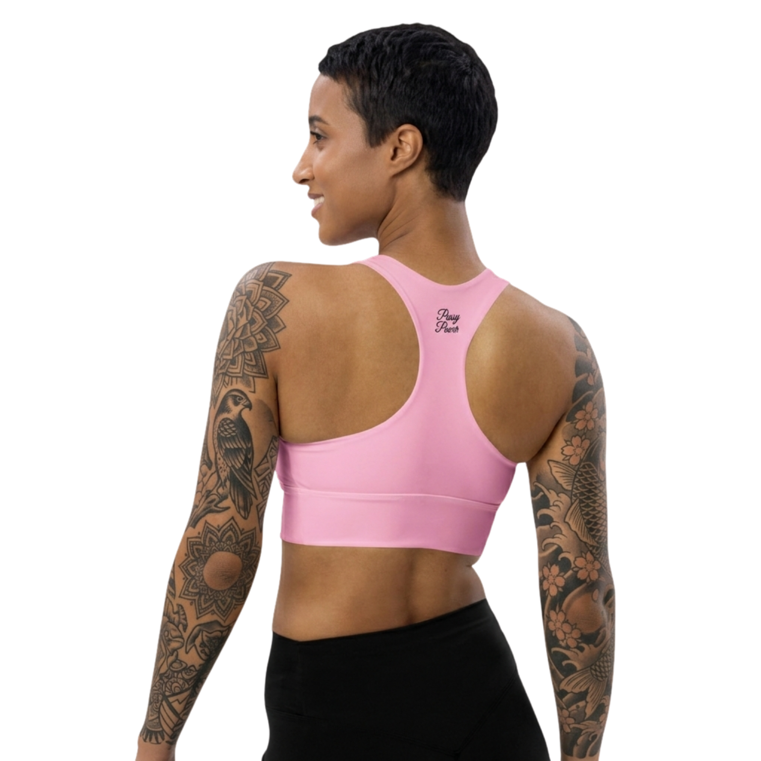 Pussy Power - Recycelter Longline-Sport-BH