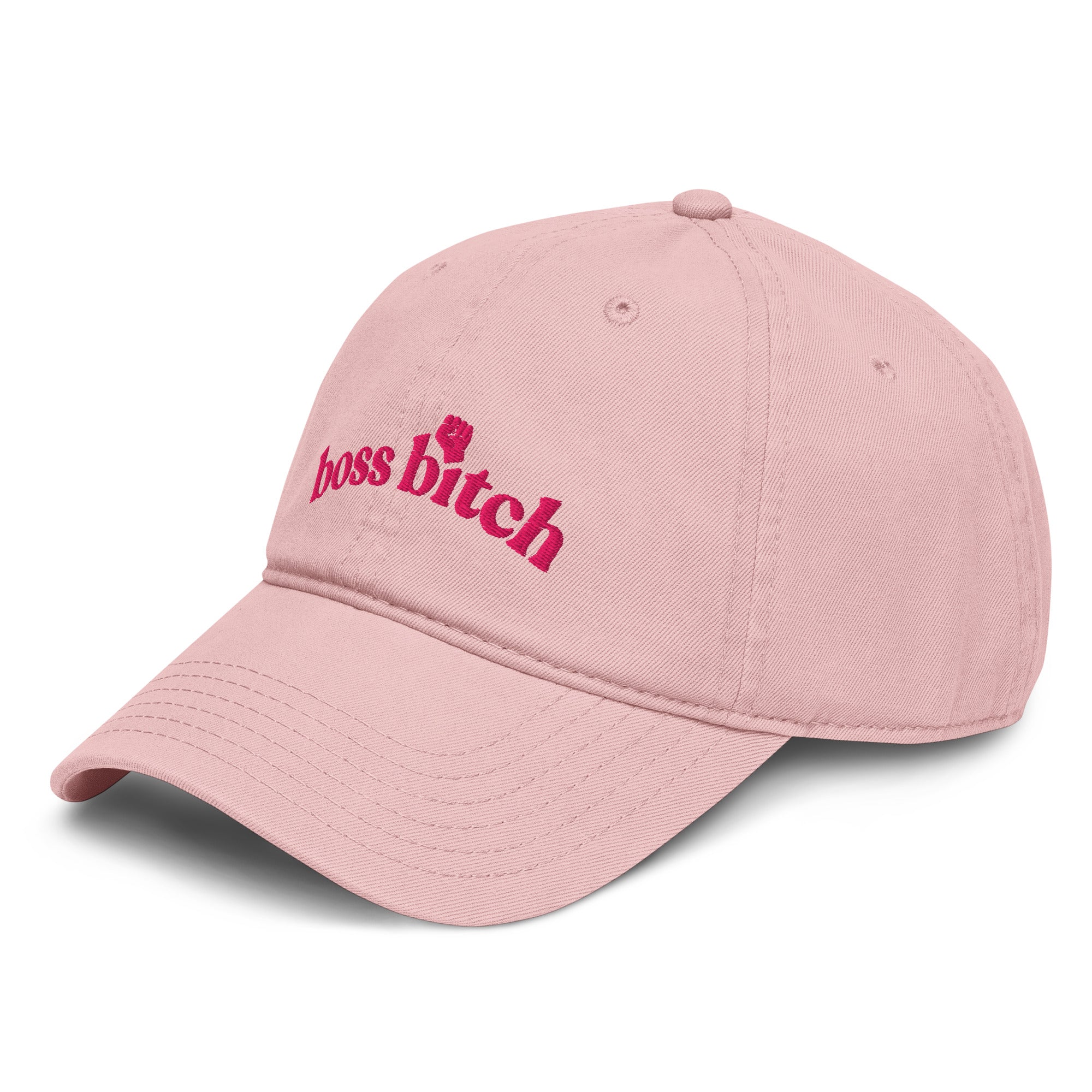 boss bitch - Basecap rosa - Baumwolle