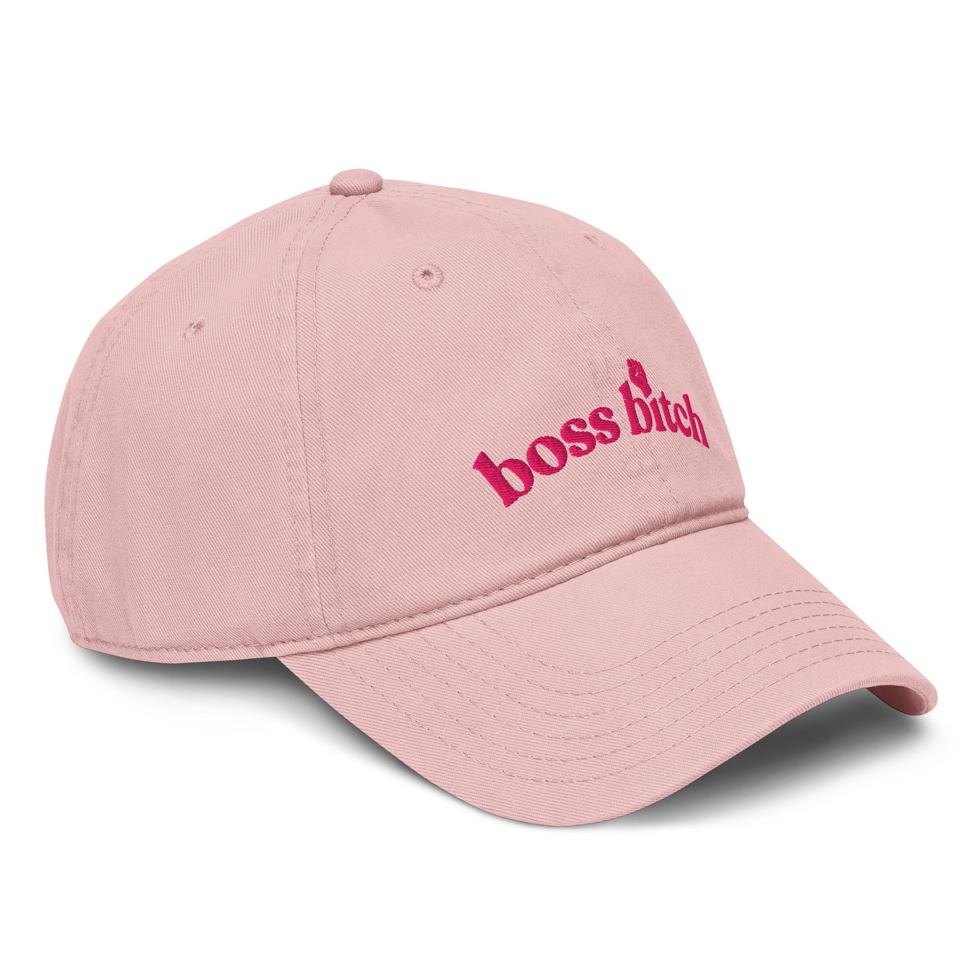boss bitch - Basecap rosa - Baumwolle
