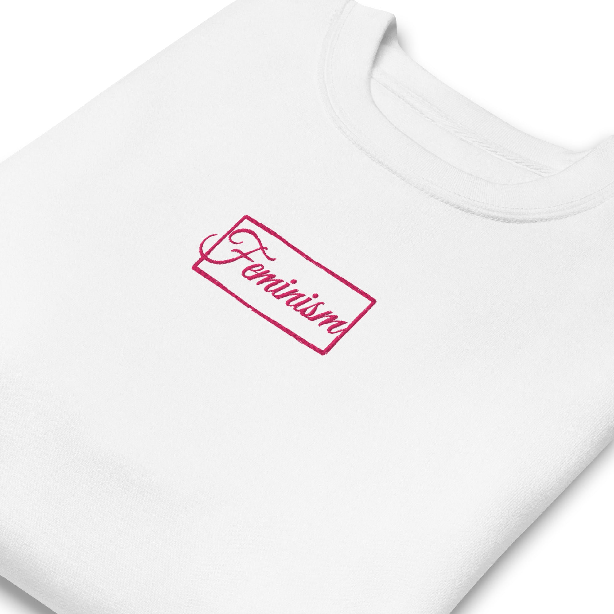 Feminism in pink bestickt - Pullover