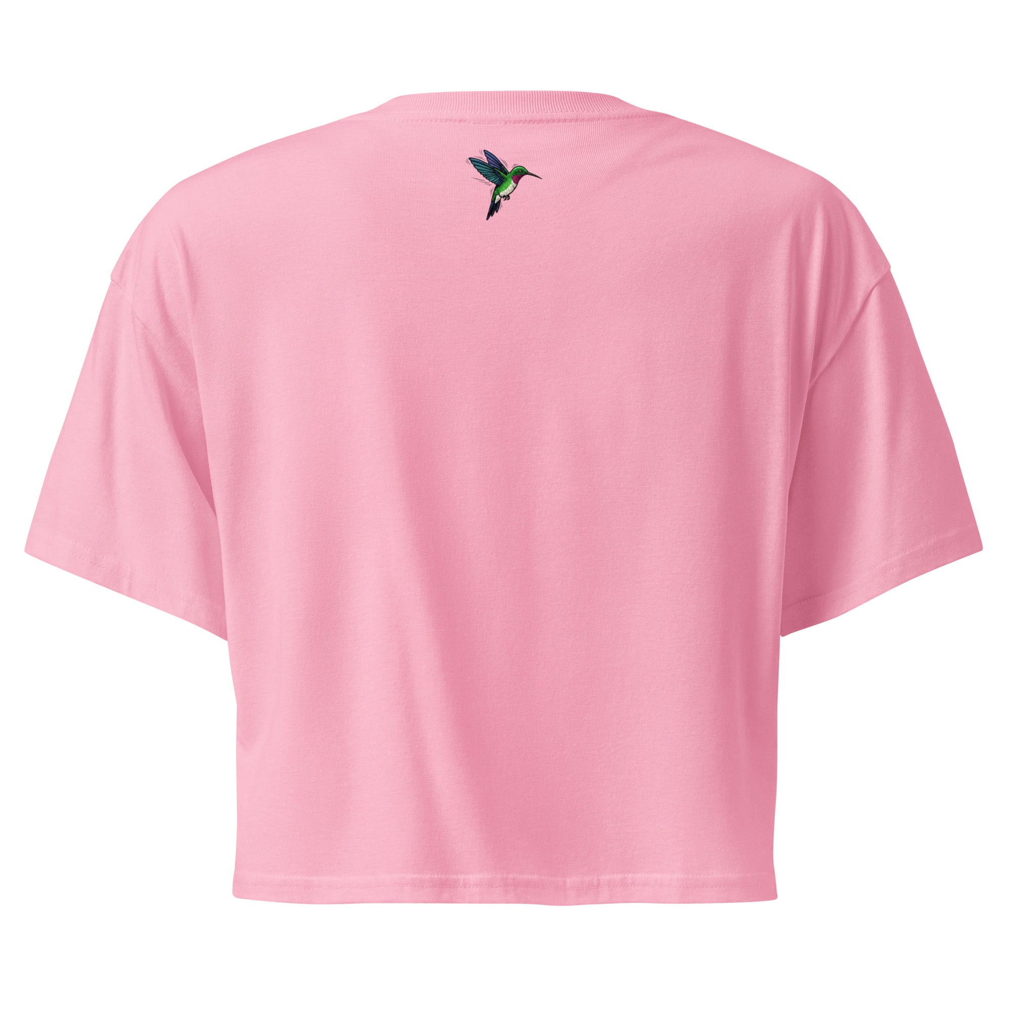 Crop-Top - "Not your Babe" in rosa