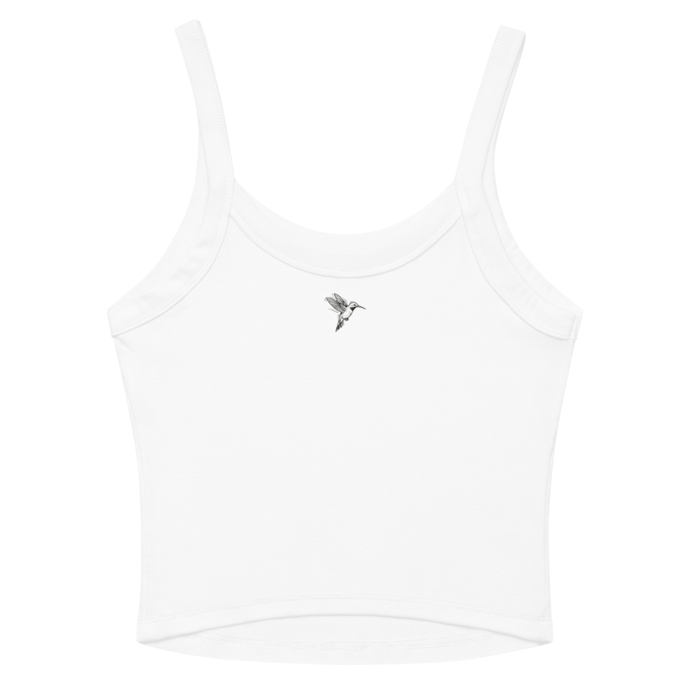 How to serve men - weißes Tanktop mit feiner Rippstruktur