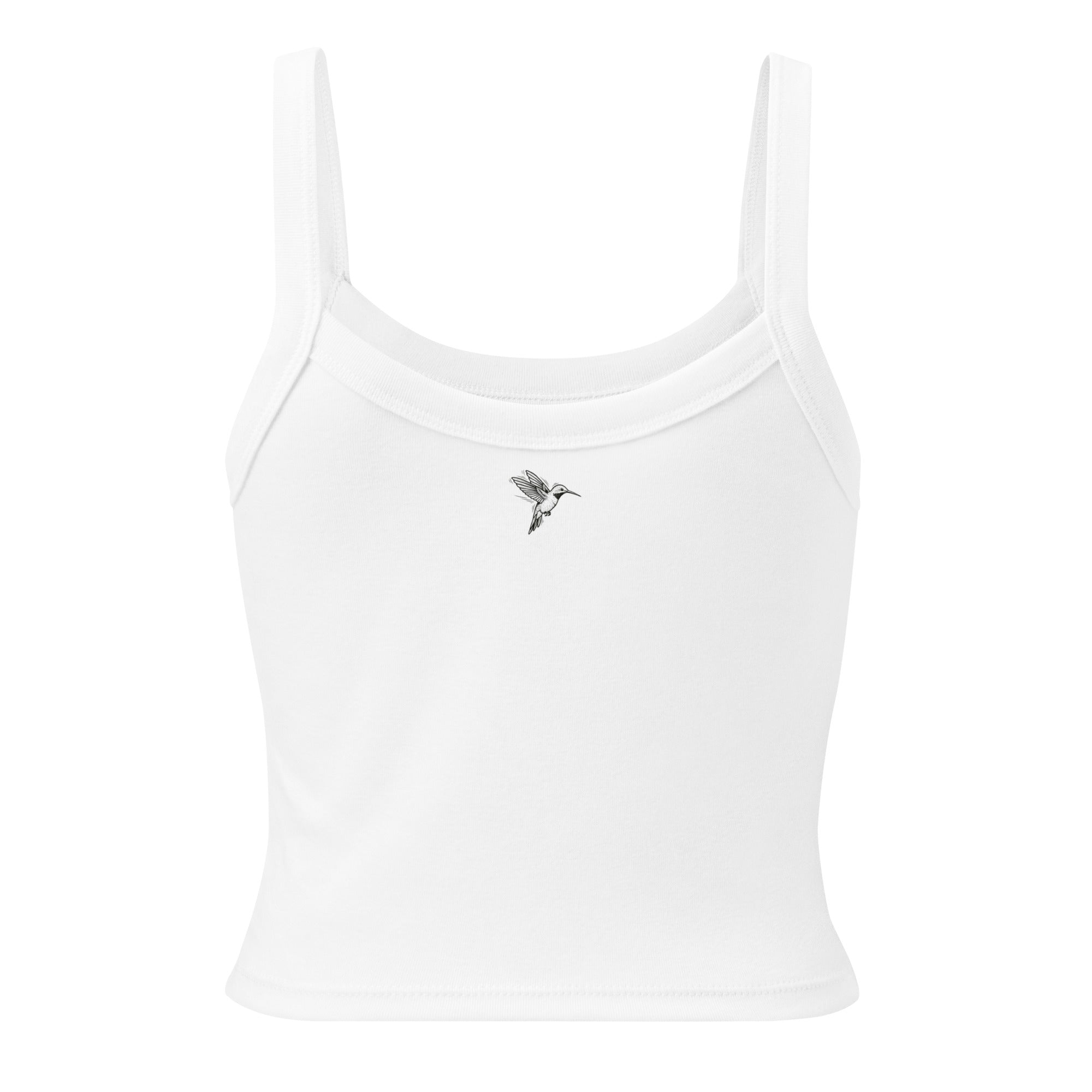 How to serve men - weißes Tanktop mit feiner Rippstruktur